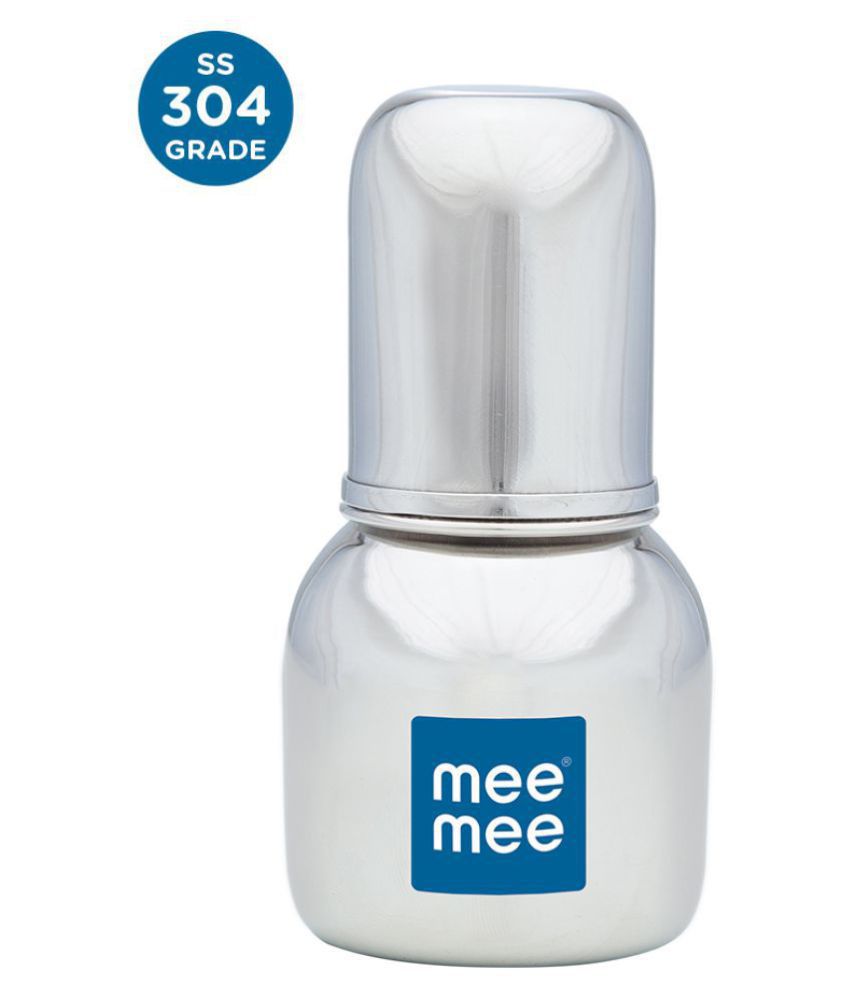 Mee Mee Premium Steel Feeding Bottle (120 ml)