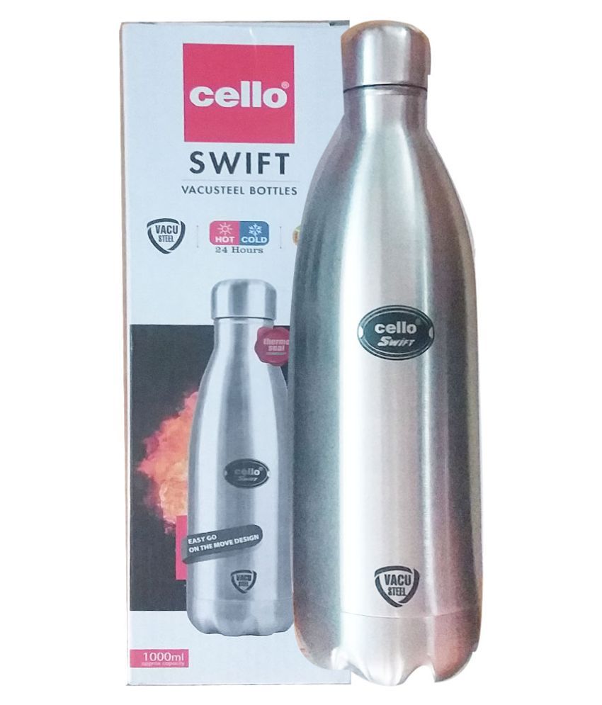 Cello Multicolour 1000 Ml Steel Water Bottle Set Of 1 Buy Online At Best Price In India Snapdeal