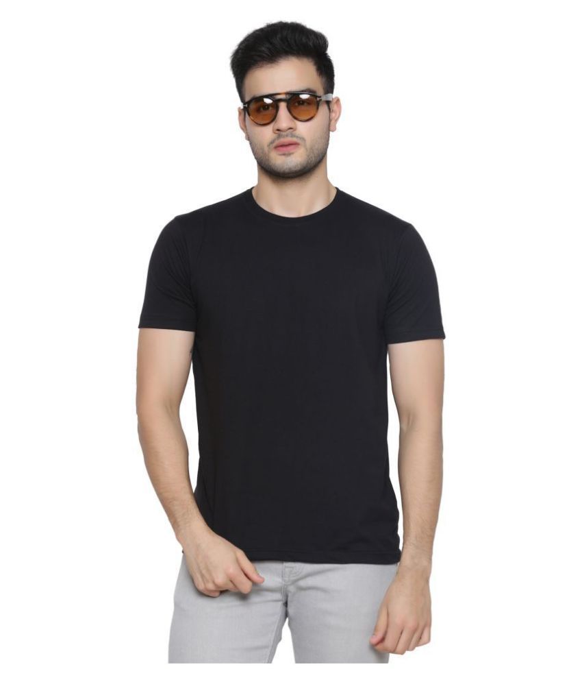     			GENTINO - Black Cotton Blend Regular Fit Men's Sports T-Shirt ( Pack of 1 )