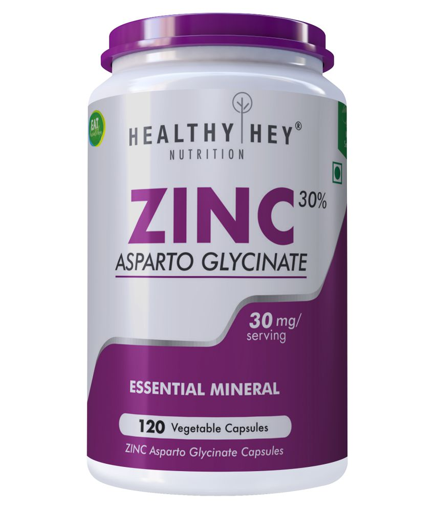 HEALTHYHEY NUTRITION Zinc Glycinate Essential 120 Vegetable 30 mg Capsule Buy HEALTHYHEY
