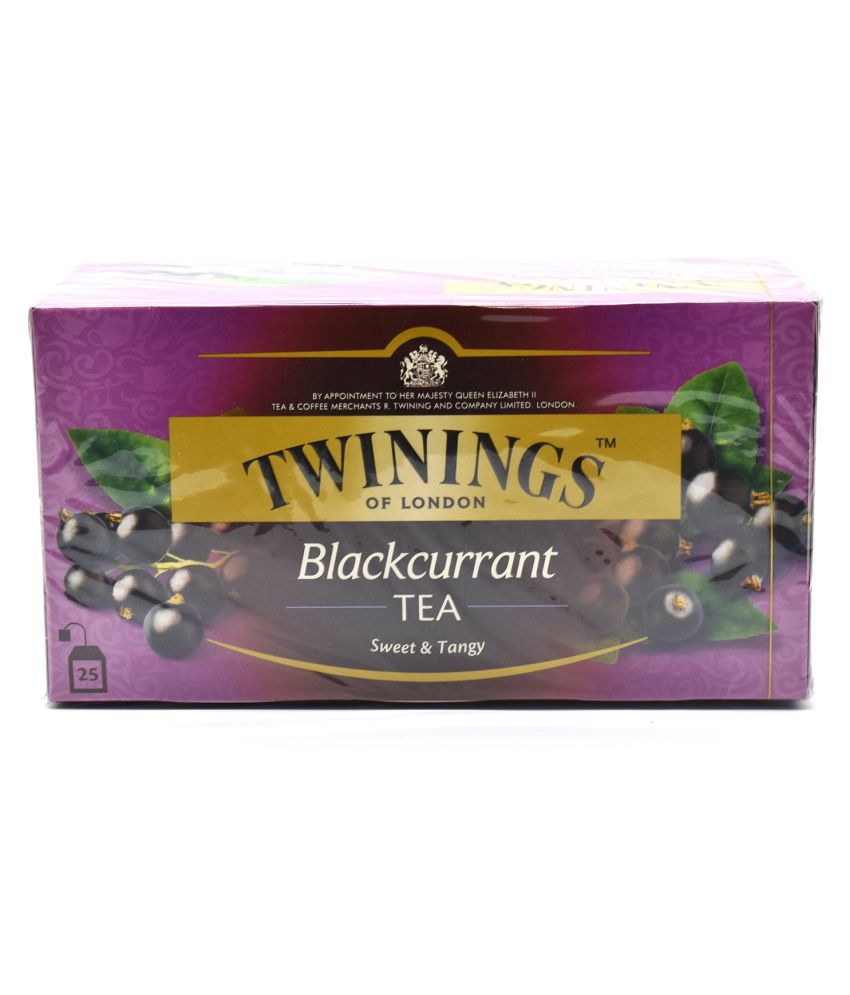 Twinings of london English Breakfast Tea Bags Blackcurrant 50 gm