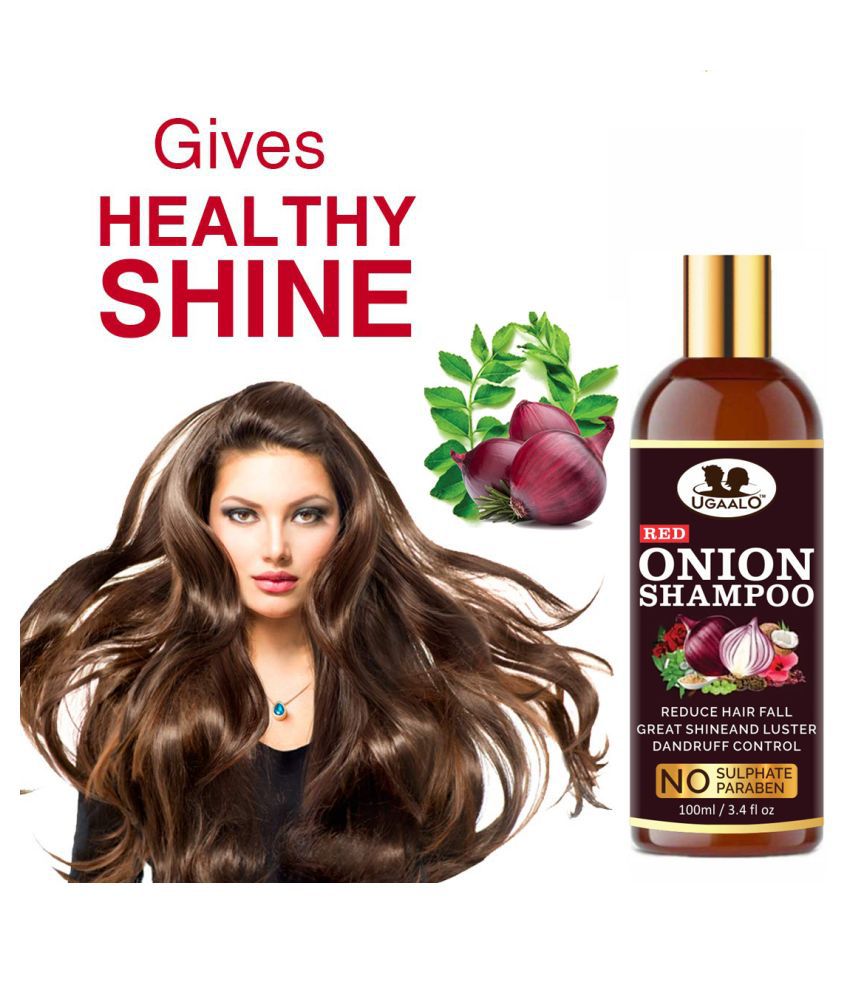 Ugaalo Red Onion Hair Oil & Red Onion Shampoo For Hair Growth- 100 ml Each  (Pack of 2): Buy Ugaalo Red Onion Hair Oil & Red Onion Shampoo For Hair  Growth- 100