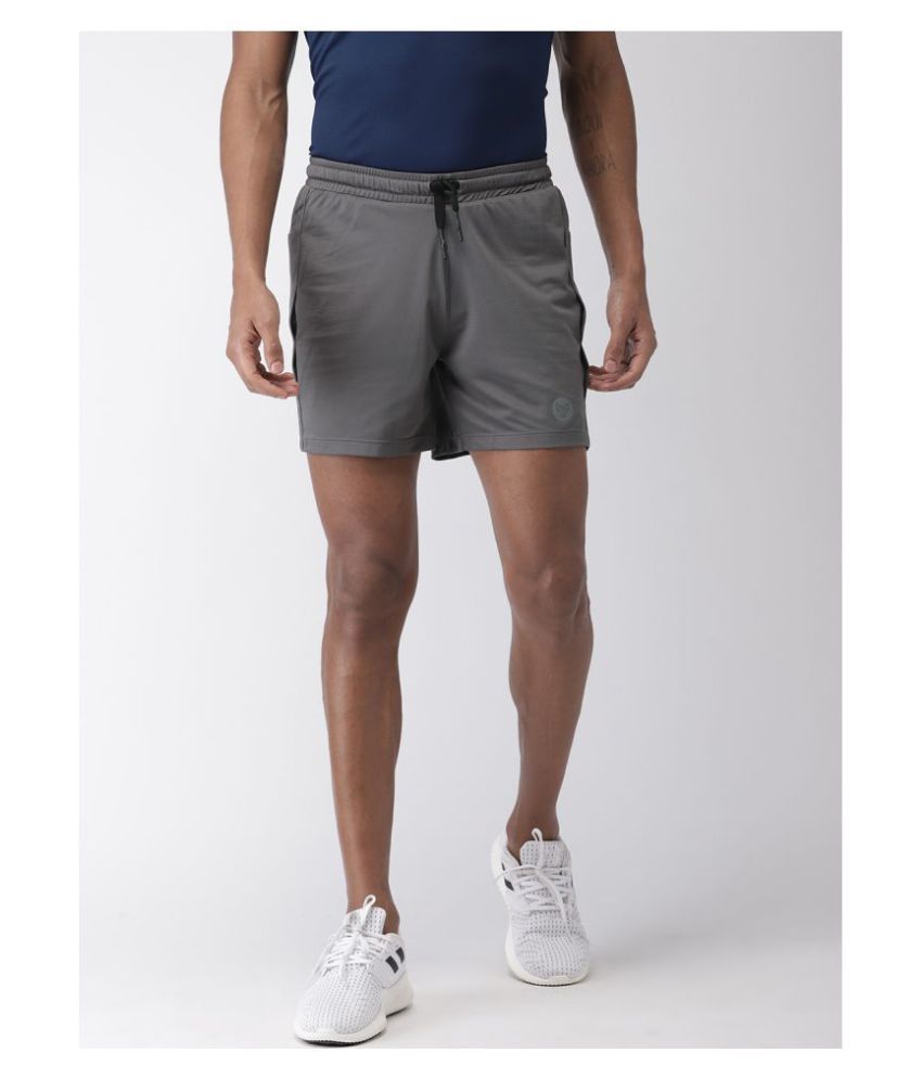 polyester work shorts