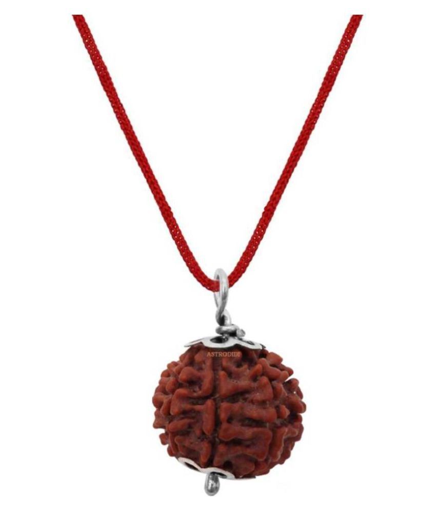     			Astrodidi 7 Mukhi Rudraksha Nepali Pendant With Lab Certificate