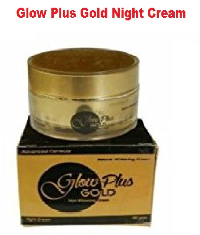 glow plus gold night cream