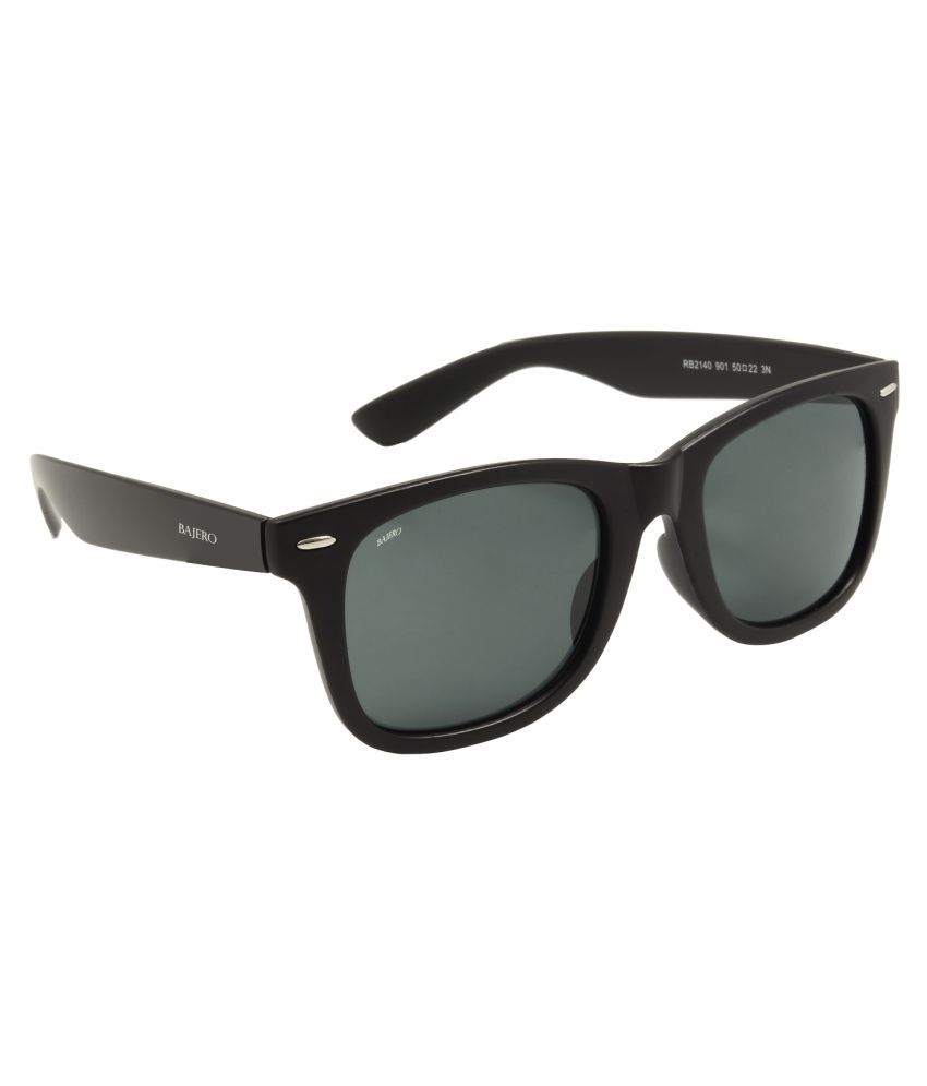 BAJERO - Black Square Sunglasses ( RB-2140 ) - Buy BAJERO - Black ...