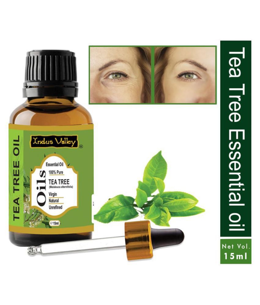 Indus Valley Tea Tree Oil For Acne, Pimples & Scars Removal Cleanser 15 mL