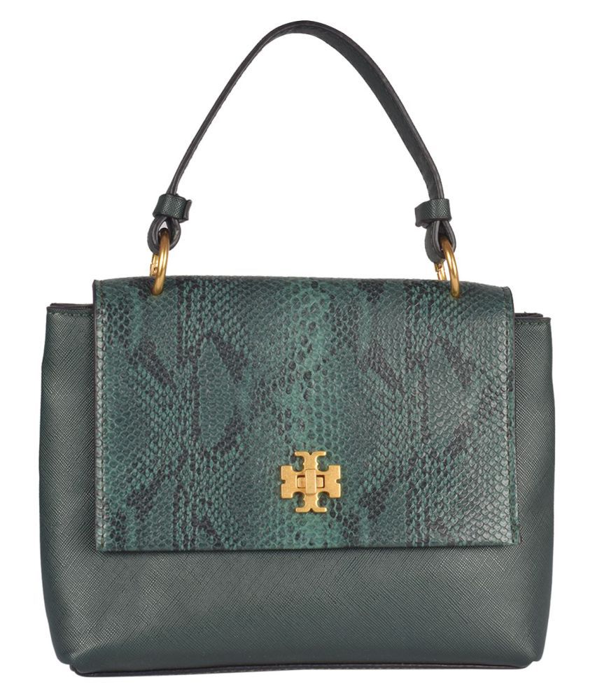 Tory Burch Green Pure Leather Sling Bag - Buy Tory Burch Green Pure Leather  Sling Bag Online at Best Prices in India on Snapdeal