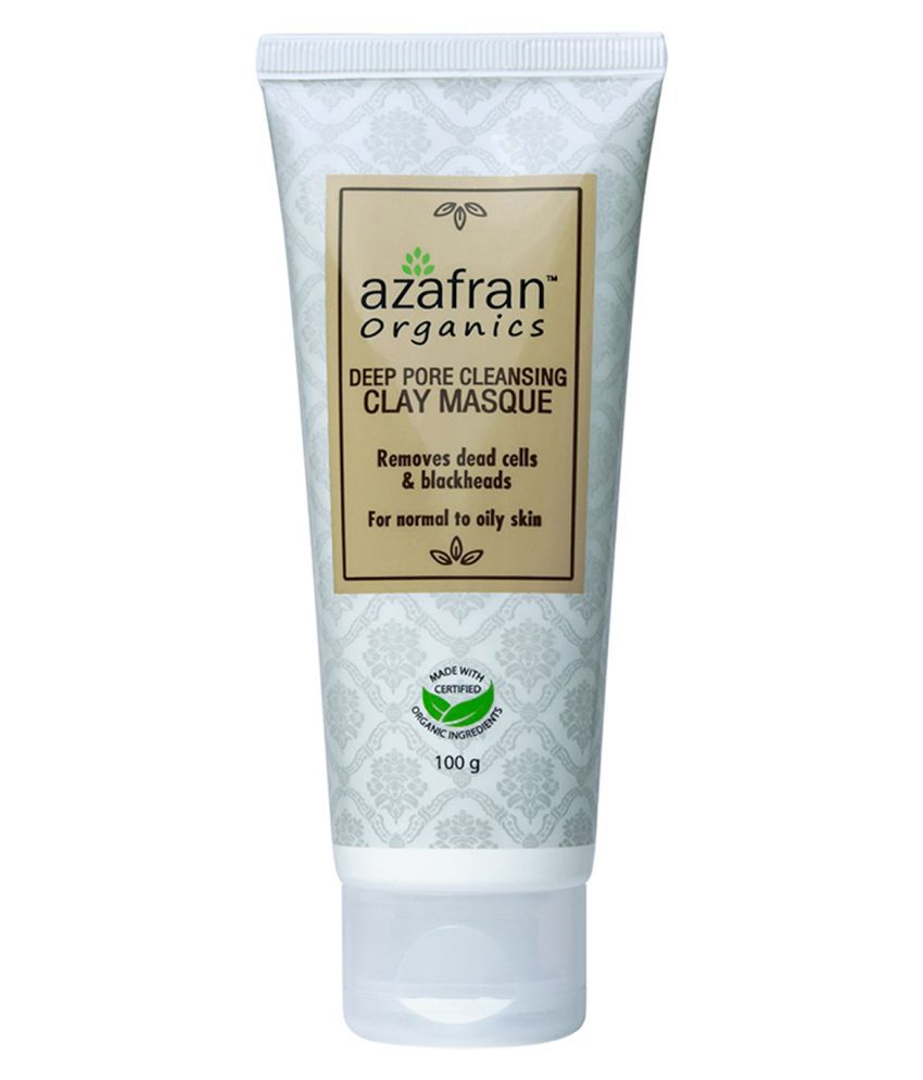     			Azafran Deep Pore Cleansing Clay Face Mask Cream 100 gm