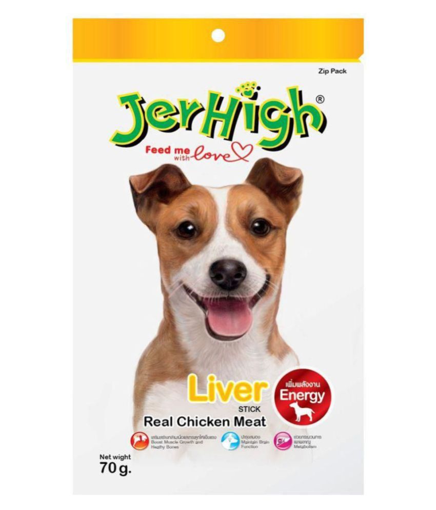 Dog Snack Liver with Real Chicken Meat 70 gm (Pack of 6): Buy Dog Snack