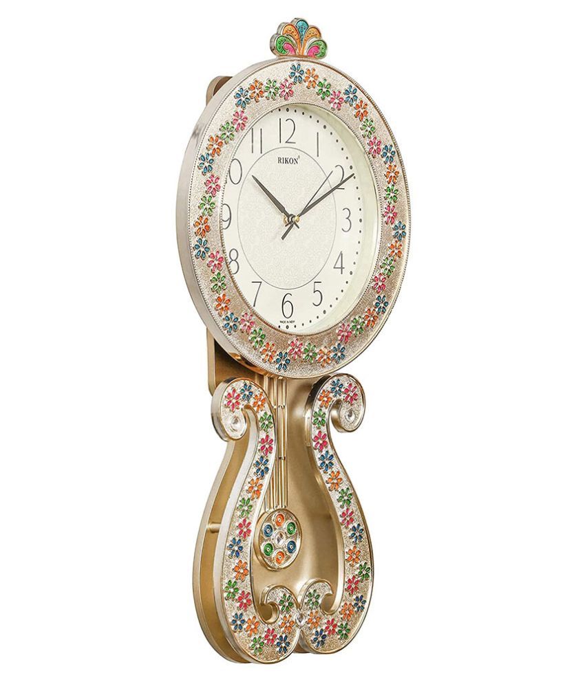 RIKON Rectangular Analog Wall Clock RK36 PENDULAM ( 29 x 59 cm ) Buy