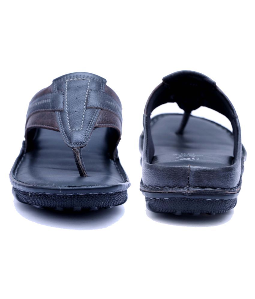 hitz black leather sandals