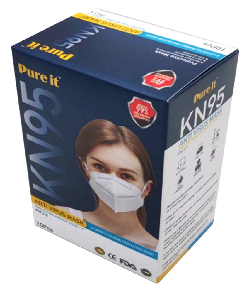 KN95 Anti Pollution Face Mask, Respirator, Nose Pin ...