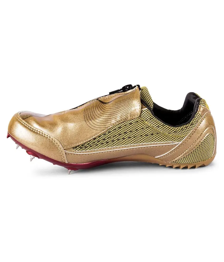 Gold clearance running spikes