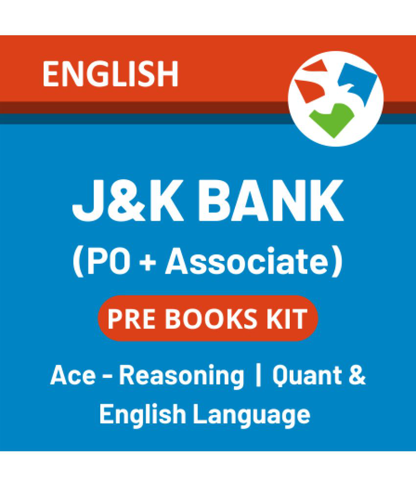J&K Bank Prelims Books Kit for PO + Associates: English Printed Edition