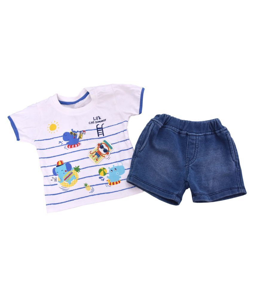 mens tshirt and shorts set