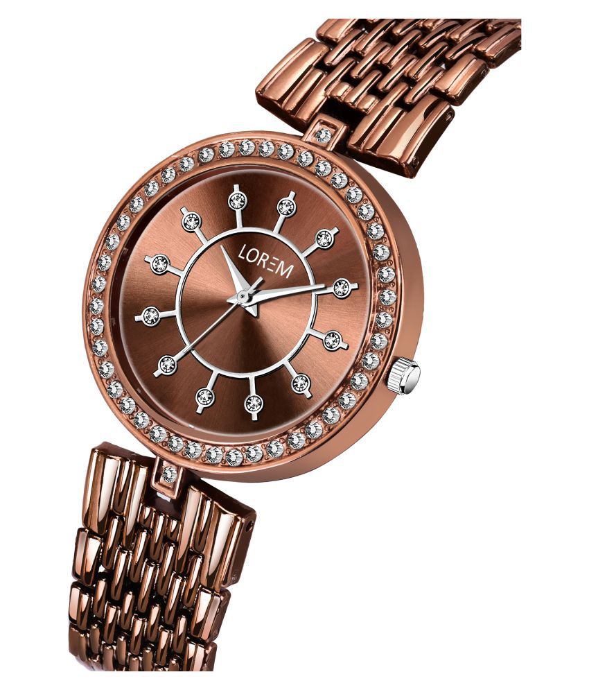 BJ Metal Round Womens Watch Price in India: Buy BJ Metal Round Womens ...