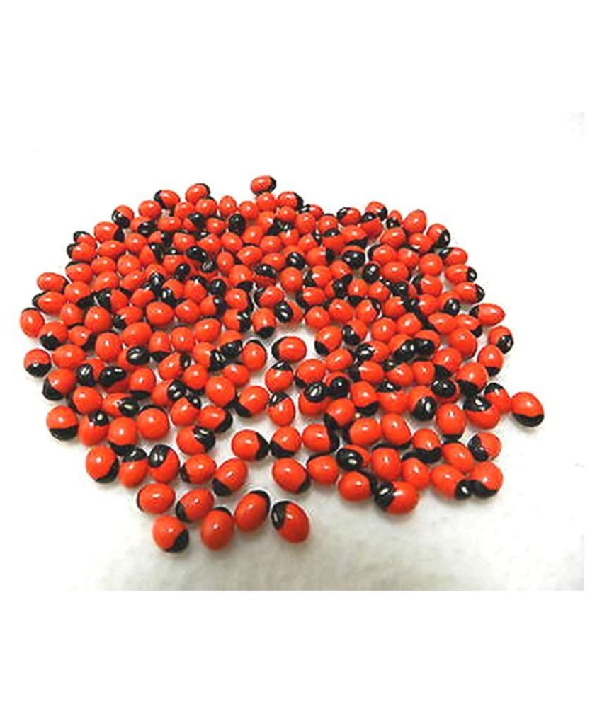 Xetomos Lal Gunja Natural Chirmiti Beads 50pc Raw Herbs 100 Gm Buy 