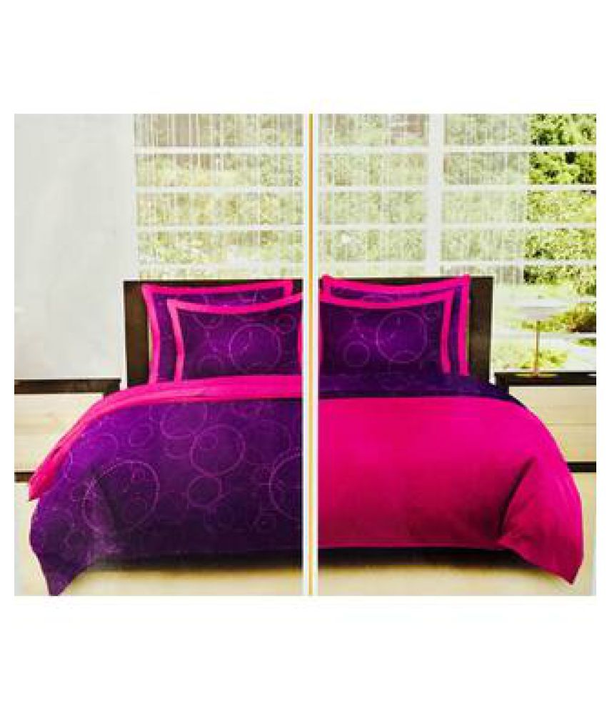 Bombay Dyeing Cotton Double Bedsheet with 2 Pillow Covers Buy Bombay