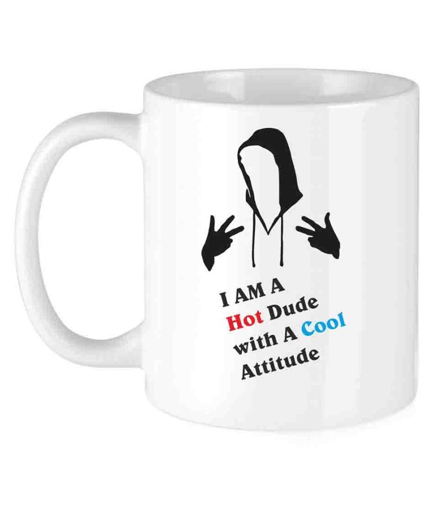     			vraj I AM HOT DUDE Ceramic Coffee Mug 1 Pcs 350 mL