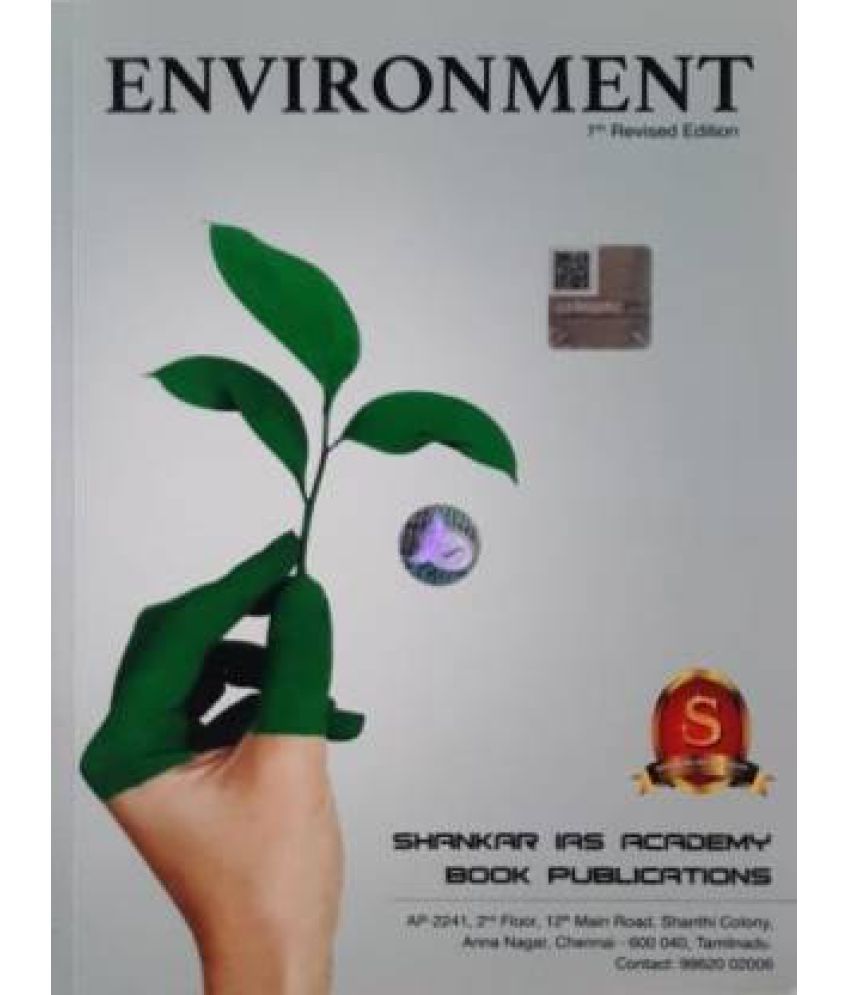     			ENVIRONMENT 7th Revised Edition By Shankar IAS Academy (Paperback, Shankar IAS academy)