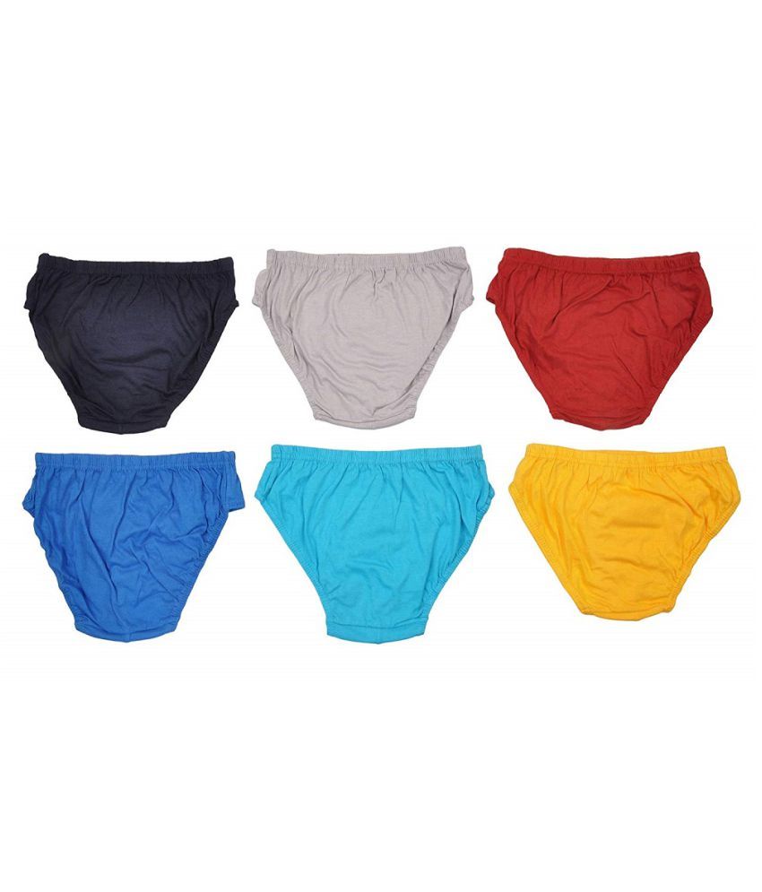 POVAMI Kid's (Childzone) Cotton Inner Elastic Brief Underwear (PACK OF