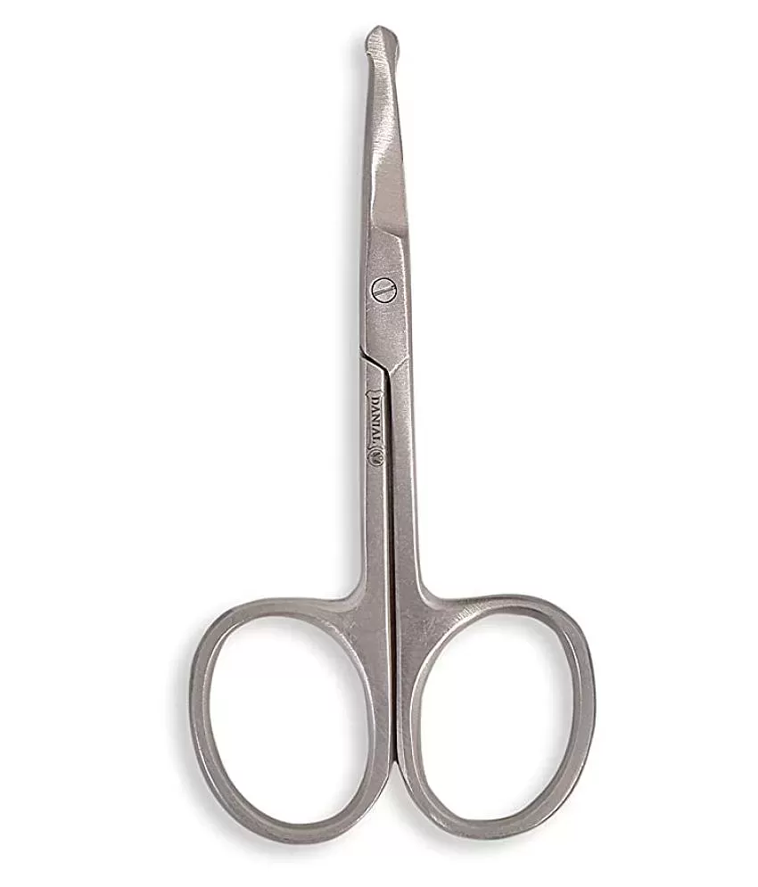 Beauté Secrets Scissors for Hair Cutting Nose Hair Scissors Rounded Tip Nasal  Scissors Facial Hair Scissors  JioMart