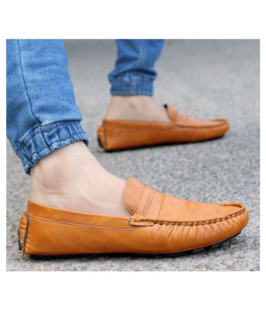 MONKU LOAFERS COLLECTION Brown Loafers - Buy MONKU LOAFERS COLLECTION ...