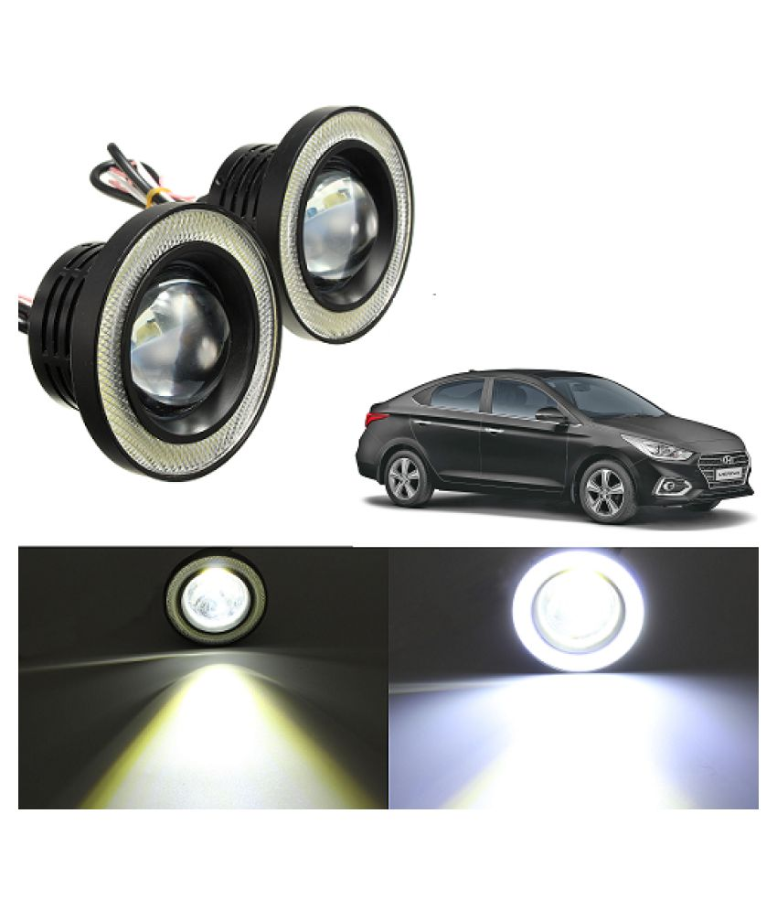 After Cars Fog Light, Angel Eye Fog Lamp for Hyundai Verna 2018 Car