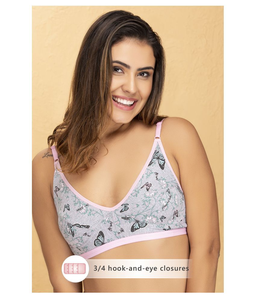     			Clovia Cotton Everyday Bra - Pink