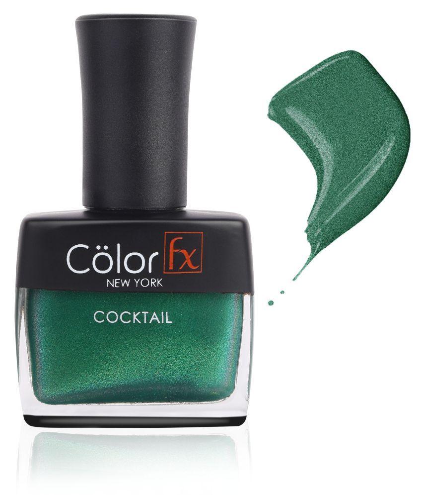     			Color Fx Nail Polish GREEN Chrome 9 mL