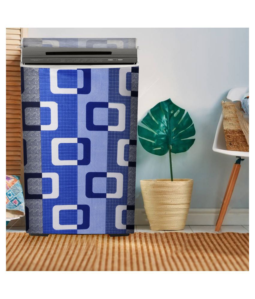     			E-Retailer Single Polyester Blue Washing Machine Cover for Universal Top Load