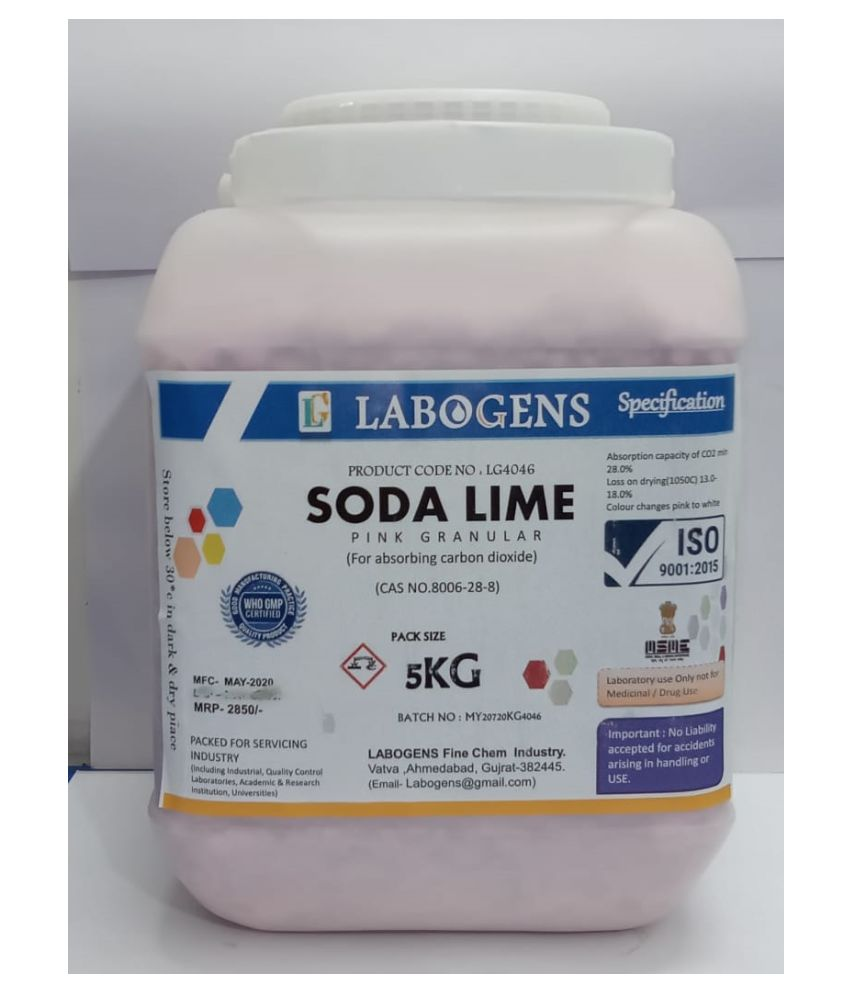 LABOGENS SODA LIME (granulars) 5KG: Buy Online at Best Price in India ...