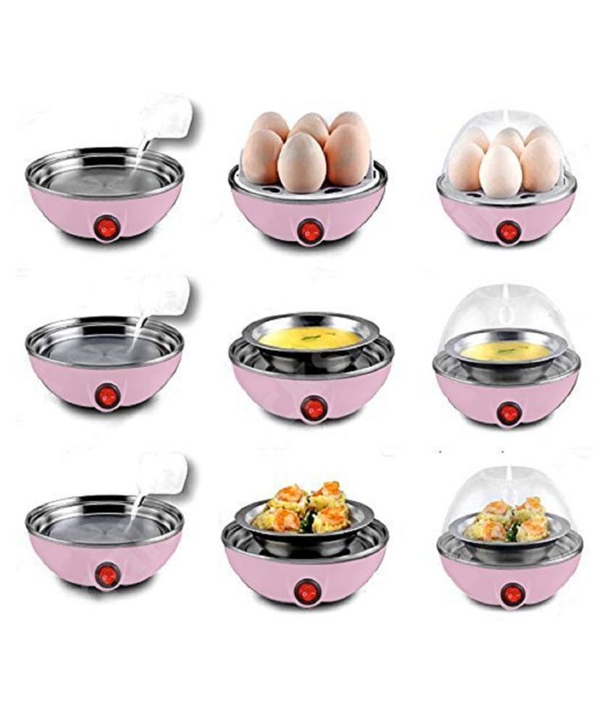 Egg Boiler Electric Automatic Off 7 Egg Poacher for Steaming, Cooking