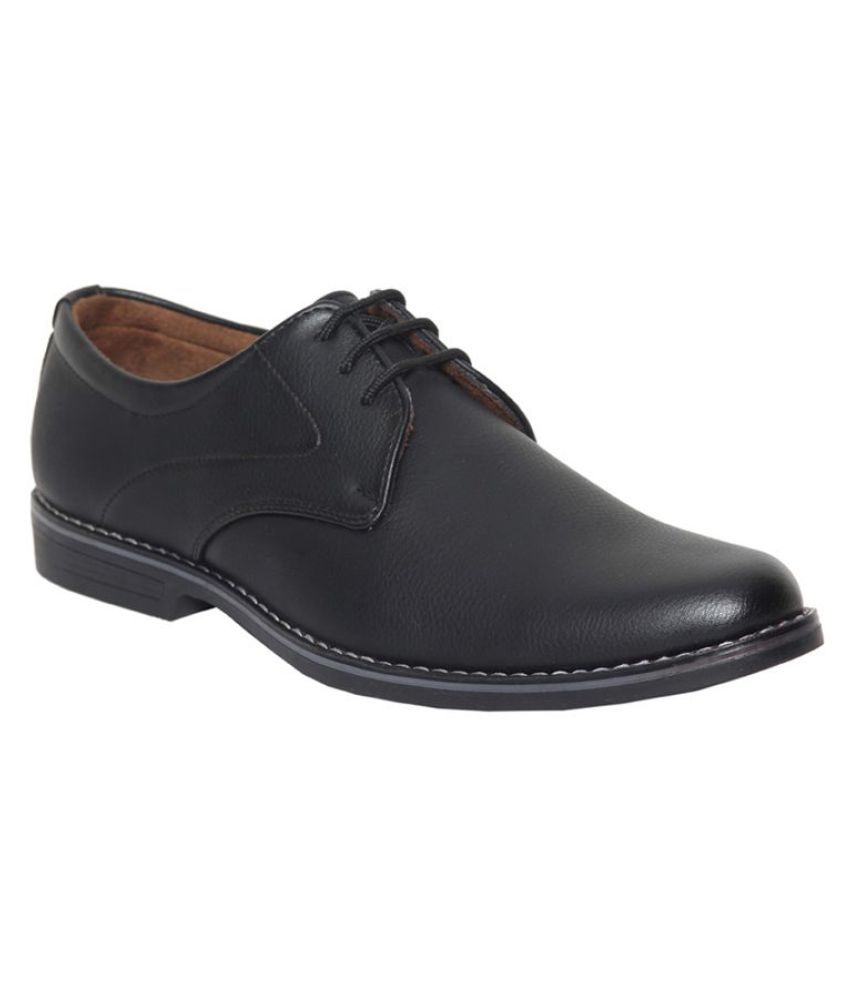     			Leeport - Black Men's Formal Shoes