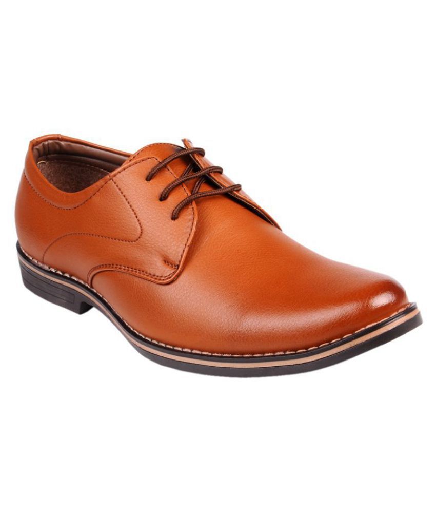 snapdeal leather shoes