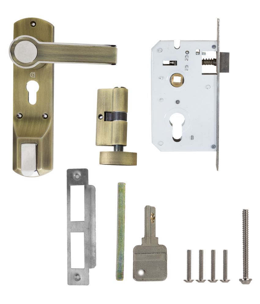 Buy CasaGold K-2125 Door Rest Mortise Lock Set (KY+ 3 Keys) Online at ...