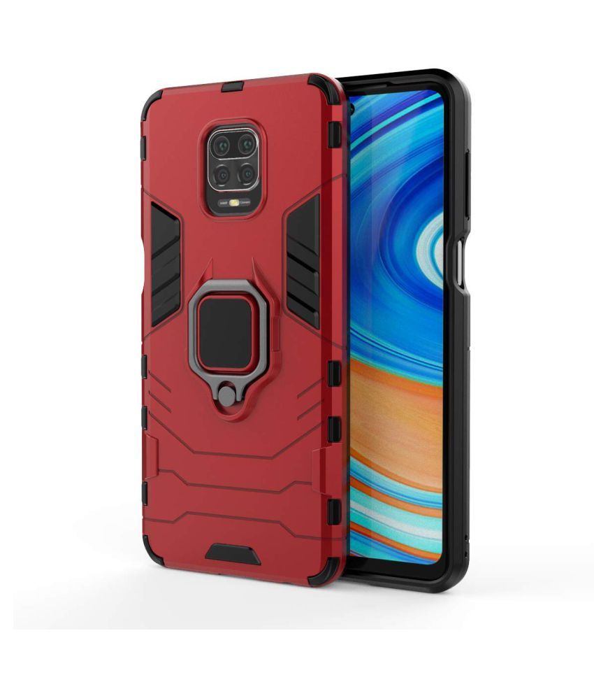 Xiaomi Mi Redmi Note 9 Pro Max Defender Series Covers GoPerfect - Red