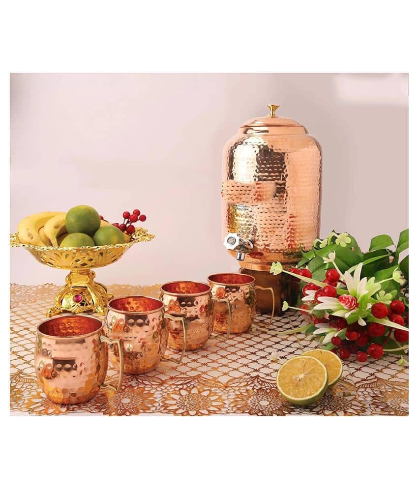 AMG COPPER WATER TANK 4L Copper Flask - Above 2500 ml: Buy ...
