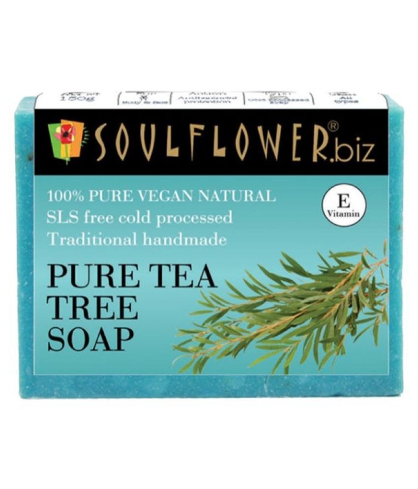     			Soulflower Pure Tea Tree Soap, 150gm