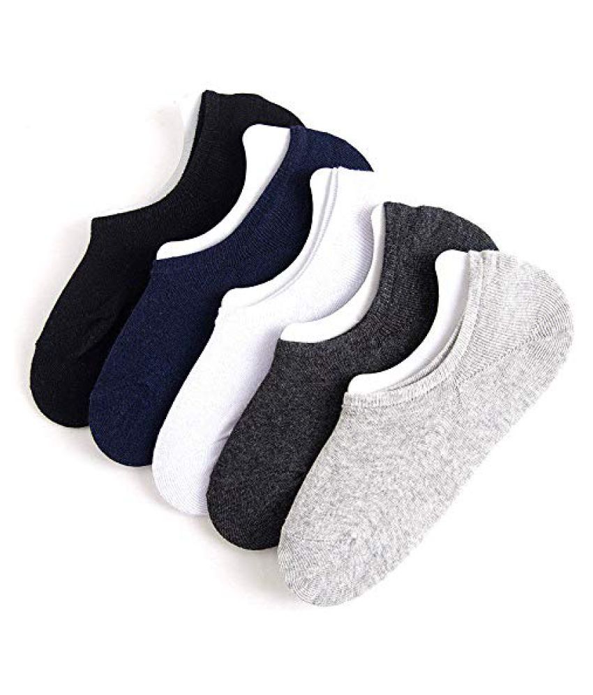 Bright enterprise Cotton Loafer Socks with Anti-Slip Silicon - for Men ...