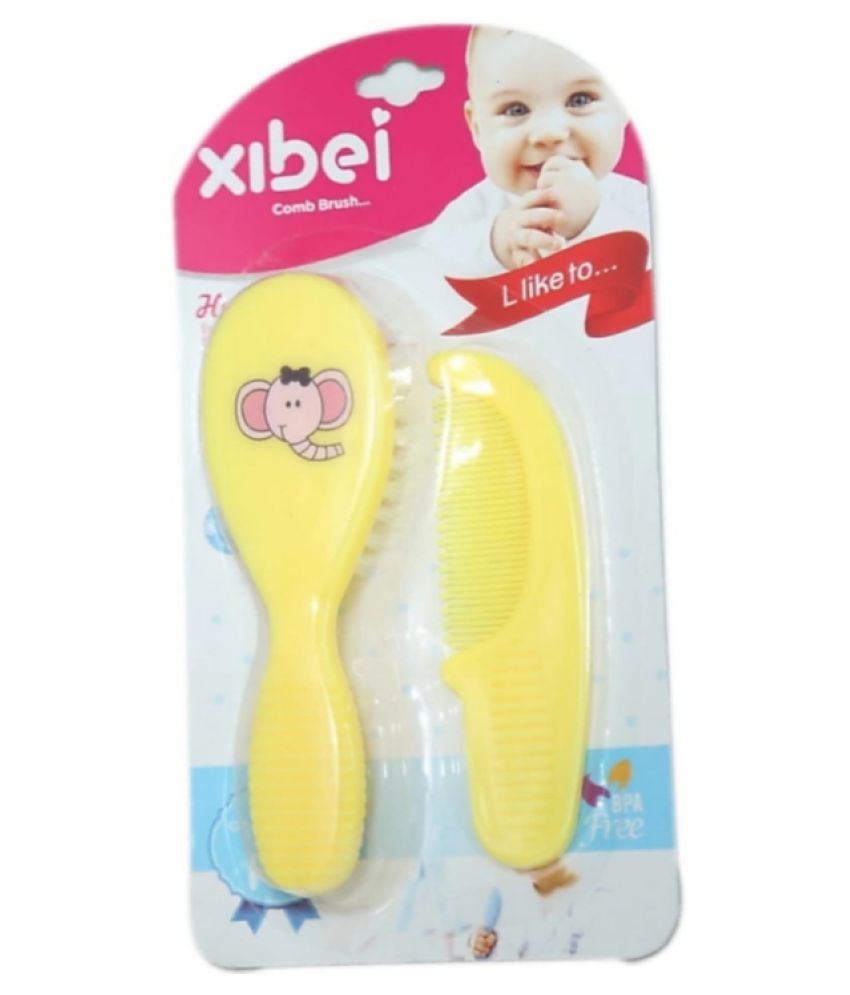     			CHILD CHIC BABIES HAIR BRUSH AND COMB SET (YELLOW)