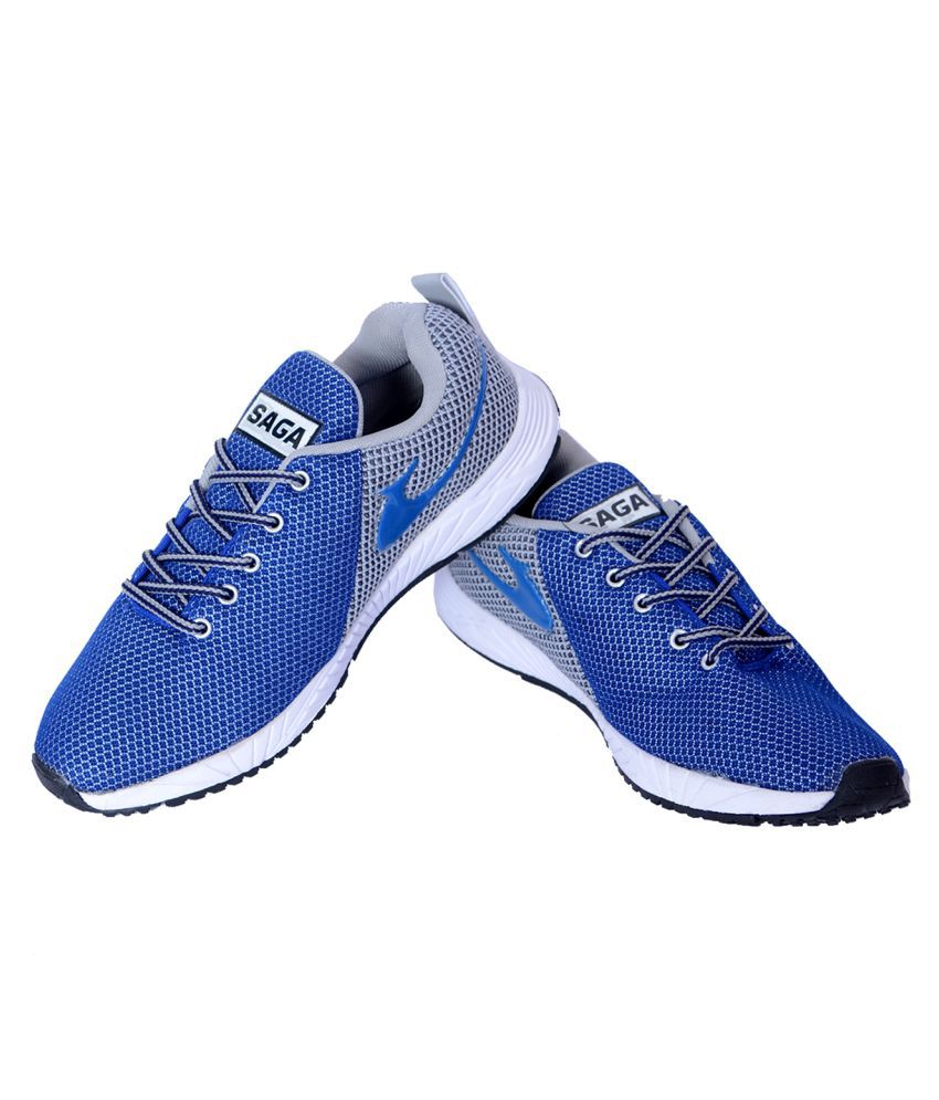 SAGA Men Walking/Jogging Blue Running Shoes - Buy SAGA Men Walking ...