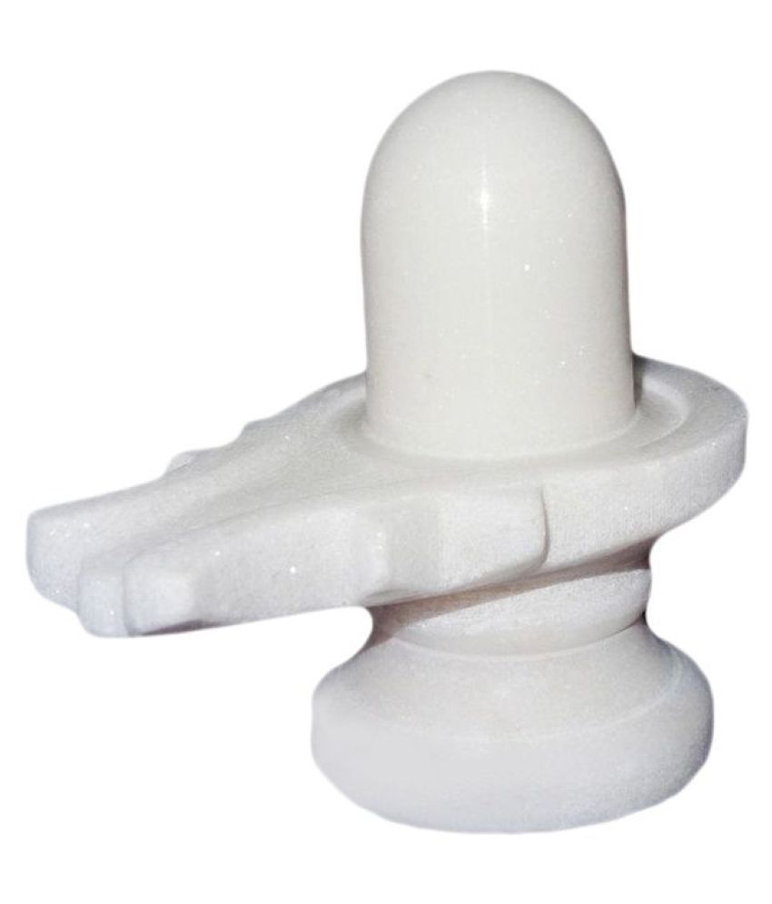     			nitin collection White Marble Shivling \ Lord Shiva Lingam