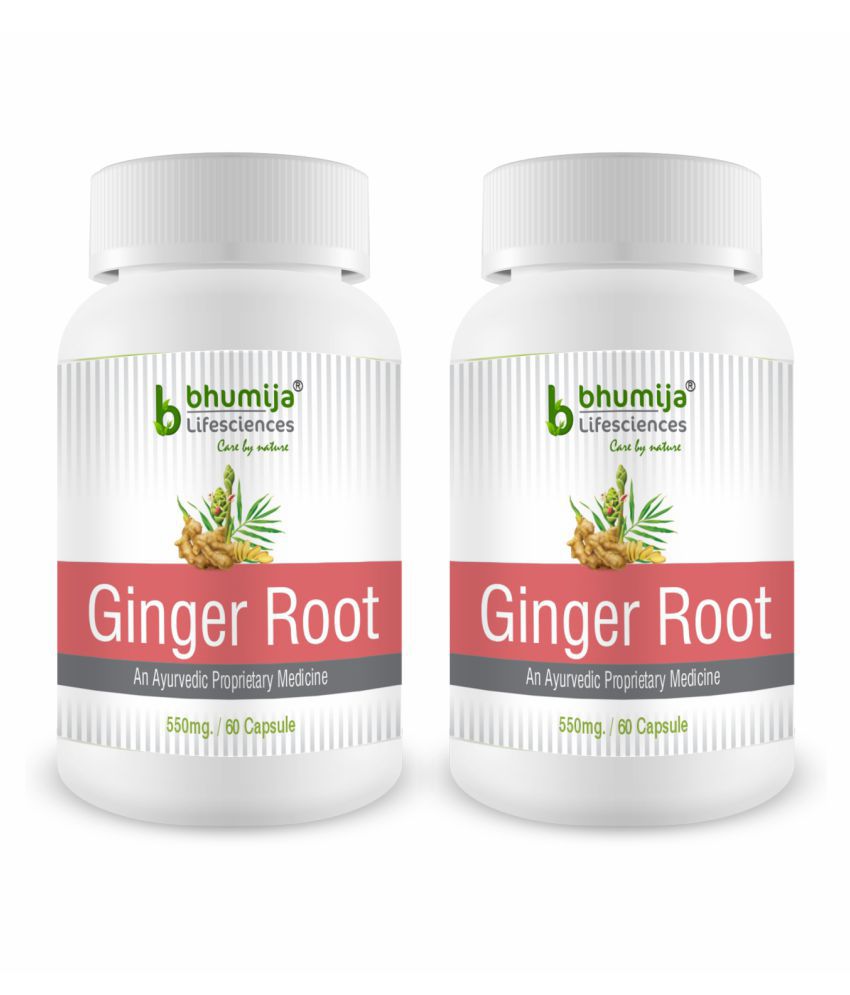     			BHUMIJA LIFESCIENCES Ginger Root Capsules 120 no.s (Pack of 2)