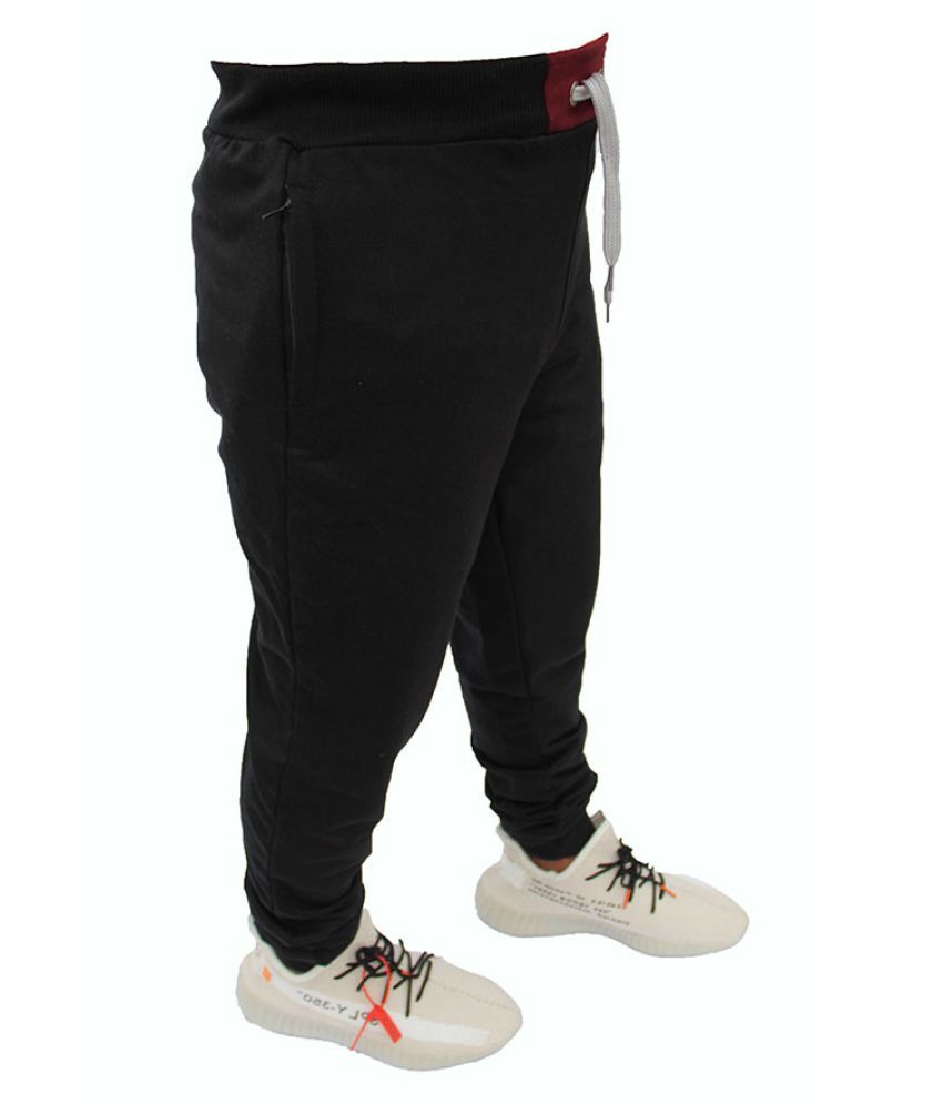 tse Black Cotton Joggers Buy tse Black Cotton Joggers Online at Low