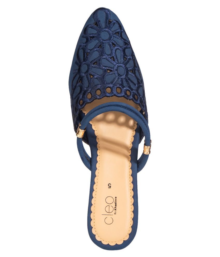 Buy KHADIM Navy Wedges Heels Online at Best Price in India - Snapdeal