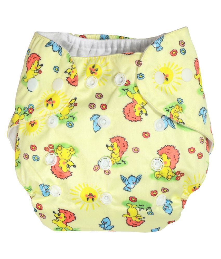 MOMY MOM New Born Printed Diapers with Inserts-Pack of 2: Buy MOMY MOM