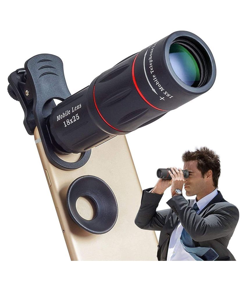 18x 4K HD Optical Zoom Mobile Telephoto Lens Kit, DSLR Blur Background