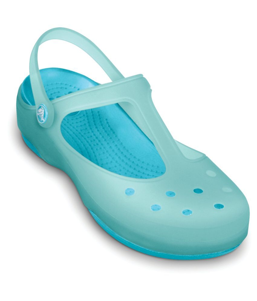 tiffany blue crocs
